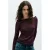 Mango gestreepte pullover met glitters – marineblauw/rood