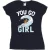 Li-cense Disney dames lilo and stitch you go girl katoenen t-shirt