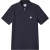 Pretty Green Heren Islington Quarter Zip Regular Poloshirt (Marine)