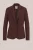 WE Fashion – Dames getailleerde jersey blazer met stretch – Kaneelbruin – Viscose –