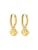 Hey Happiness Oorbellen  goud