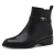 Tamaris Laarsjes blokhak, business schoen, ankleboots met t-logo decoratie