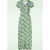 Riva maxi jurk in Groen