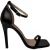 Chic Leren hoge hakken voor dames (Zwart)