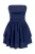 Strapless Rimpel Mini-jurk