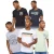 Crosshatch Heren Logotime T-Shirt (Verpakking van 5) (Zwart/Mint/Marineblauw/Wit/Grey Marl)