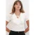 Fleurige Knoop-Voorkant Crop Top