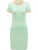 Ragwear Jurk ‘Youmodo’  groen / lichtoranje / wit