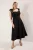 Gebogen, rechte, mouwloze midi-jurk voor dames, stijlvol/casual, plus size.