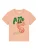 Watapparel Shirt ‘Pizza’  roestbruin / groen / abrikoos