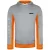 Devote Londen Cody Heren Grijs/Oranje Hoodie
