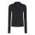 Dames T-shirt met lange mouwen en hoge col half-rits Girlfriend Collective Reset