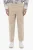 Low-Wait Slim Fit REM-broek met trekkoord in beige