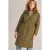 White Stuff Lorena Quilted Coat Khaki Green