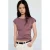 Mango gebreide top – oudroze