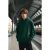TRENDYOL MAN Heren Groen Effen Lang Oversized Sweatshirts