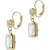 OTAZU Crystal Geometric Earhangers Crystal