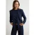 TRENDYOLMİLLA Dames Donkerblauw Effen Lang, Los Truien