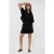 EsQualo Blouse Oversized Linen Black