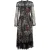 Rode Valentino jurk met kanten details en bloemenprint – jaren 2010