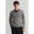 GANT Classic Cotton V-neck Dark Grey Melange