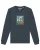 Watapparel Sweatshirt ‘ Let’s Get Lost ‘  antraciet / gemengde kleuren