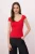 TRENDYOLMİLLA Dames Rood Effen Mouwloos Getailleerd Blouses