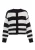 FENIA Gebreid vest  zwart / wit
