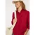 Cecil Dames Overhemdblouse in effen kleur in Rood