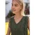 V-hals top van chiffon met volants