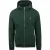 Donkergroen softshelljack met capuchon van Lyle & Scott met logo