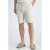 GABBIANO katoenen regular fit gestreepte short – amandel