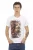 V-hals Graphic T-shirt Medusa Stijl