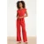 Smashed Lemon jumpsuit rood