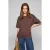 Oversized T-shirt met ronde hals