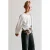Mango Kids blousetop met borduursels – wit