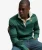 Athletic Stripe Rugby Top Relaxed Pasvorm Green