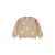 Dirkje rechtvallende gebloemde sweater – beige