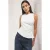 TRENDYOLMİLLA Dames Wit Effen Mouwloos Getailleerd Blouses