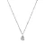 PURELEI Ketting ‘Felice’  zilver / transparant