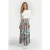 DIDI Smocked Skirt Magic In Offwhite With Floral Medley Print
