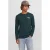 JACK & JONES regular fit longsleeve met logo – donkergroen