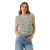 Gestreept T-shirt mouwloos met schoudervullingen dames Garcia