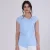 Geplooide asymmetrische top met dubbele borst