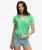 Athletic Football T-shirt met Kraag Green