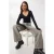 Slim Fit V-hals Lange Mouwen Blouse