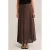 WE Fashion A-lijn rok bruin
