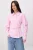 TRENDYOLMİLLA Meisjes Roze Effen Lang Slim fit Overhemden