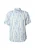 INDICODE JEANS Overhemd ‘Blocks’  lichtblauw / offwhite