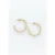 Notre-V Sieraden Earring Strass Goudkleurig